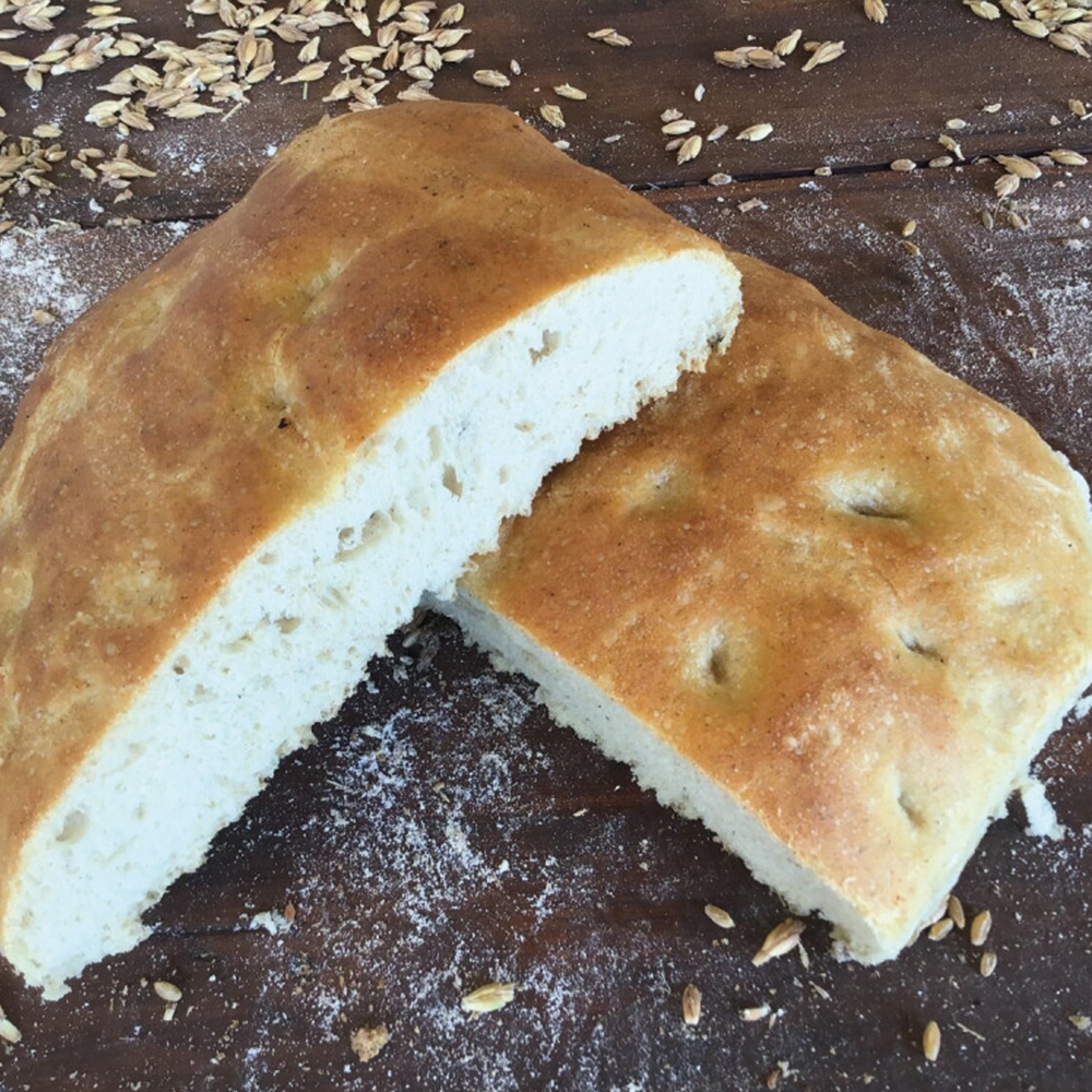 Focaccia con rosmarino e patate