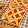 Crostata di mirtilli di farro integrale macinata a pietra