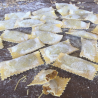 Tortelli di zucca, gorgonzola e noci fatti a mano